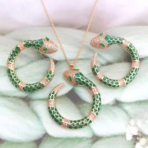 Beautiful fine snake jewelry set